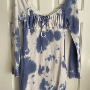 Princess Polly waffle knit dress with adjustable chest!